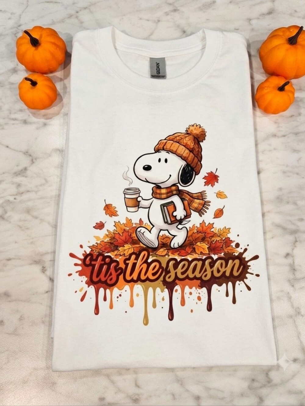 Fall shirt snoopy cute popular trending dog mom short sleeve Tshirt